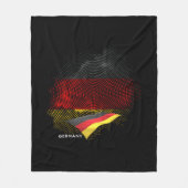 Germany flag フリースブランケット (正面)