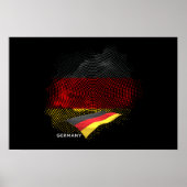 Germany flag ポスター (正面)