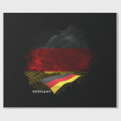 Germany flag ラッピングペーパー (フラット)