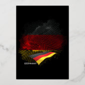 Germany flag 箔招待状 (正面)