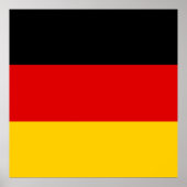 Germany flag - Deutschland ポスター (正面)