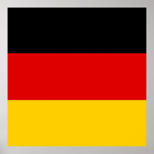 Germany flag - Deutschland ポスター