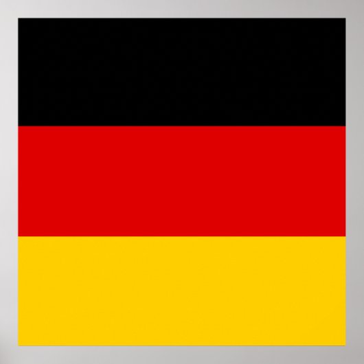 Germany flag - Deutschland ポスター (正面)