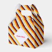 Germany Flag Personalized Gable フェイバーボックス (正面サイド)