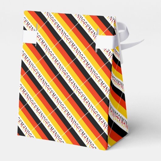 Germany Flag Personalized Tent フェイバーボックス (裏面サイド)
