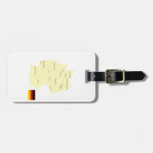 Germany Map with States and Capitals ラゲッジタグ (正面横)