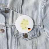 Germany Map with States and Capitals 缶バッジ