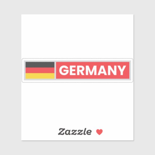Germany National Flag シール (シート)