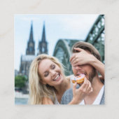 Germany Passport結婚のQR エンクロージャーカード (裏面)