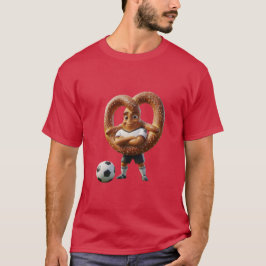 Germany Pretzel Soccer Mascot T-Shirt - Group D  Tシャツ