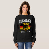 Germany Pride German Flag Deutschland Love Souveni スウェットシャツ (正面フル)