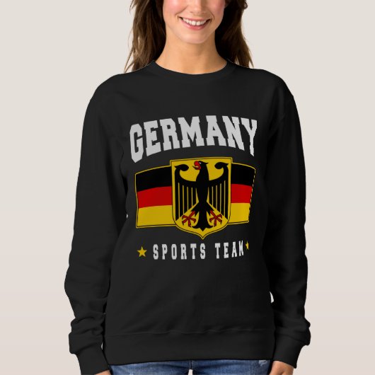 Germany Pride German Flag Deutschland Love Souveni スウェットシャツ (正面)