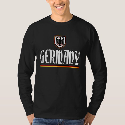 Germany Pride German Flag Deutschland Travel Souve Tシャツ (正面)