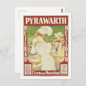 Germany,  Pyrawarth Heilbad, Spa Culture Vintage ポストカード (正面/裏面)
