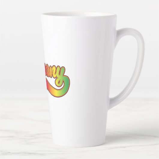 Germany Rainbowロゴ カフェラテマグ (右)