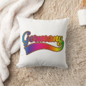Germany Rainbowロゴ クッション (ブランケット)