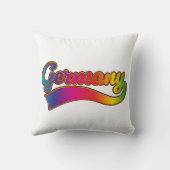Germany Rainbowロゴ クッション (裏面)
