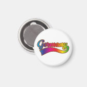 Germany Rainbowロゴ マグネット (正面/裏面)