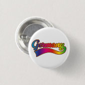 Germany Rainbowロゴ 缶バッジ (正面&裏面)