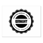 Germany Text Durable Wooden Handle Grip Made In  ラバースタンプ (インプリント)