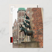 Germany, The musicians of Bremen. ポストカード (正面/裏面)