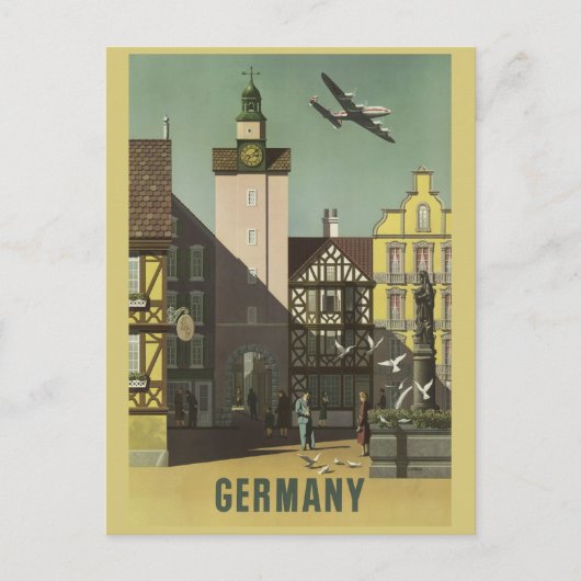 GERMANY Vintage Travelはがき ポストカード (正面)