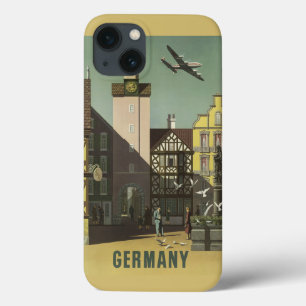 GERMANY Vintage Travel iPadケース iPhone 13ケース