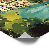 Germany vintage travel poster ポスター (角)