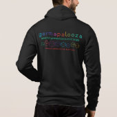 Germapalooza フーディー -- Bella + Canvas ファスナー パーカ (裏面)