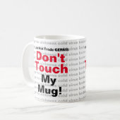 GERMSをバックグラウンドリストで取引しない コーヒーマグカップ (正面左)