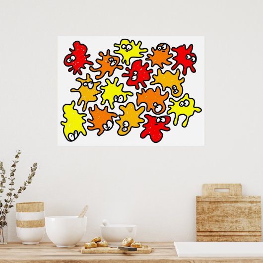 Germs ポスター (キッチン)