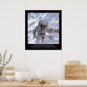 Gernhardt-STS-69宇宙飛行士シャトルミッションNASA ポスター (キッチン)