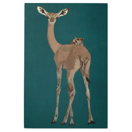 GERNUK及び砂糖のグライダー メタルプリント