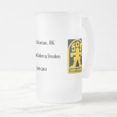 geronimoによって曇らされるマグ フロストグラスビールジョッキ (正面右)