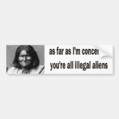 geronimo バンパーステッカー (正面)