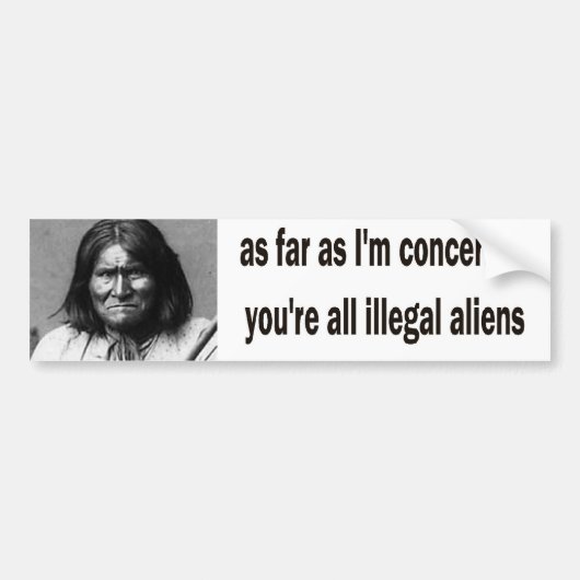 geronimo バンパーステッカー (正面)