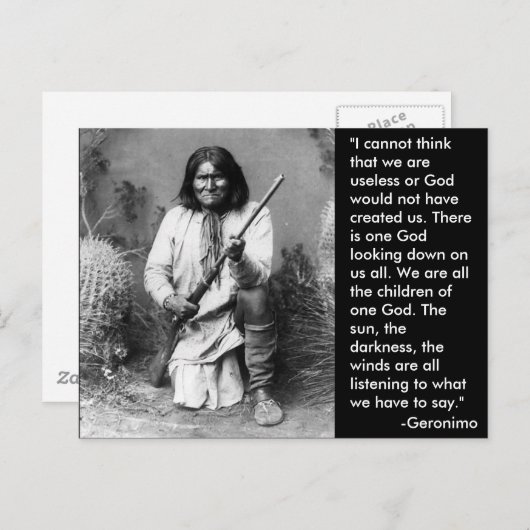 Geronimo ポストカード (正面/裏面)