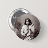 Geronimo -ヴィンテージ 缶バッジ (正面&裏面)