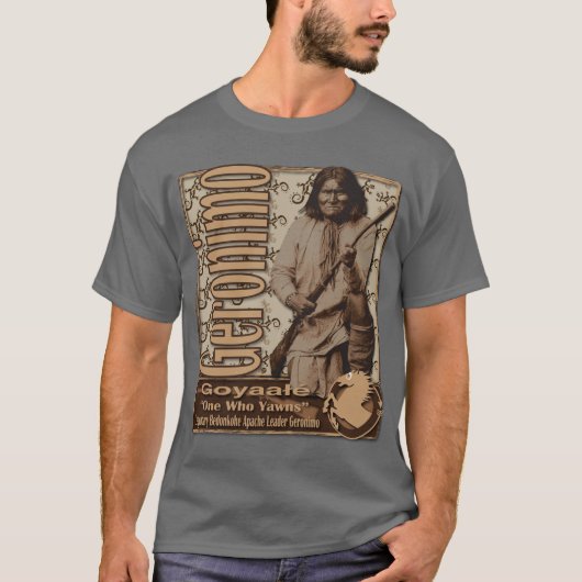 Geronimo Bedonkohe Apche Tシャツ (正面)