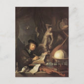 Gerrit Dou – 彼のワークショップの画家 ポストカード (正面)