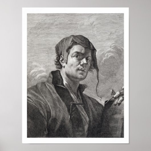 Gerrit van Honthorst (1590-1656)、Cosiによる彫刻 ポスター (正面)