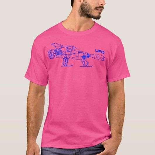 Gerry Anderson Tv Sci-Fiクラシック- Ufo - Moonbase Tシャツ (正面)