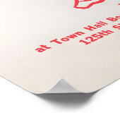 Gerry Mulligan jazz poster - Town Hall - 1959 (red ポスター (角)