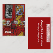 GERRYS MATISSEのポータブルの芸術 名刺 (正面/裏面)