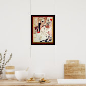 Gerta Wegenerアールデコ水彩オン紙16 x 20 ポスター (キッチン)