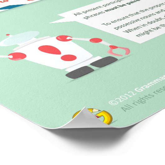 Gerund：ヒント ポスター (角)