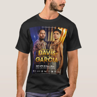Gervonta Davis対Ryan Garcia公式ファイトポスター Tシャツ