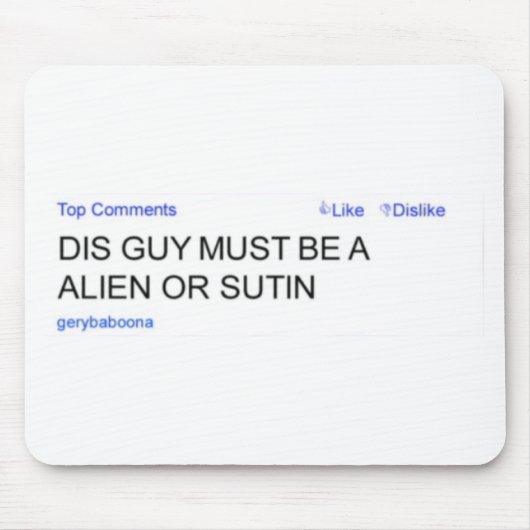 Gery BaboonaのエイリアンかSutinのマウスパッド マウスパッド (正面)