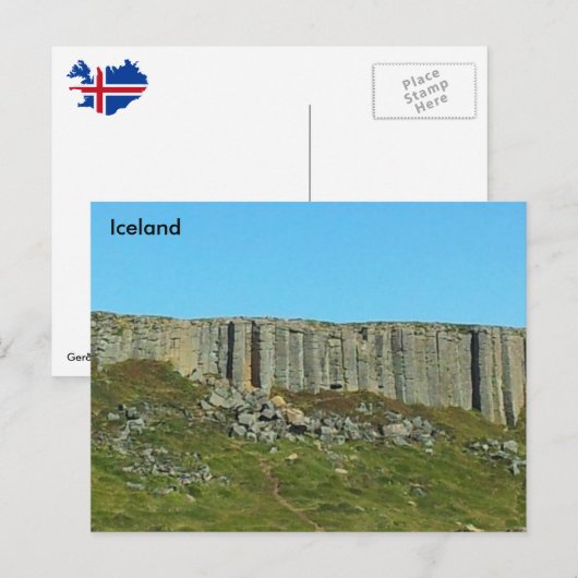 Gerzuberg Basalt Columns, Snaefellsnes, Iceland ポストカード (正面/裏面)