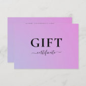 GESCHÄFTSBESCHEINIGUNG | für Sie (正面/裏面)